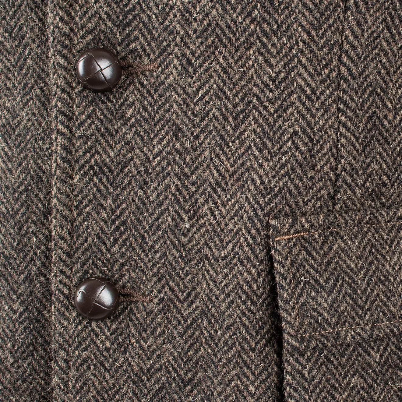 RRL by Ralph Lauren Unconstructed Harris Tweed Sport Coat Tan Cream Multi