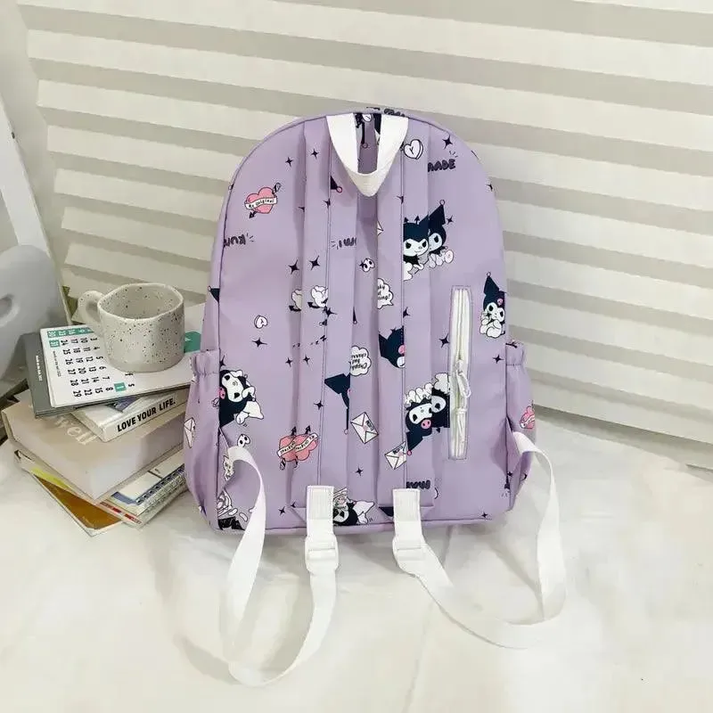 Sanrio Kuromi Girls Fashion Backpack