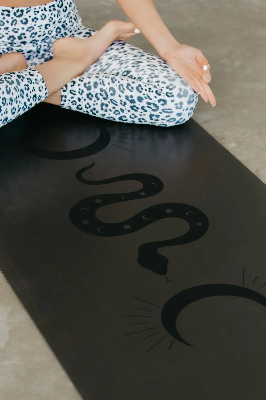 Serpent Yoga Mat Black 5mm