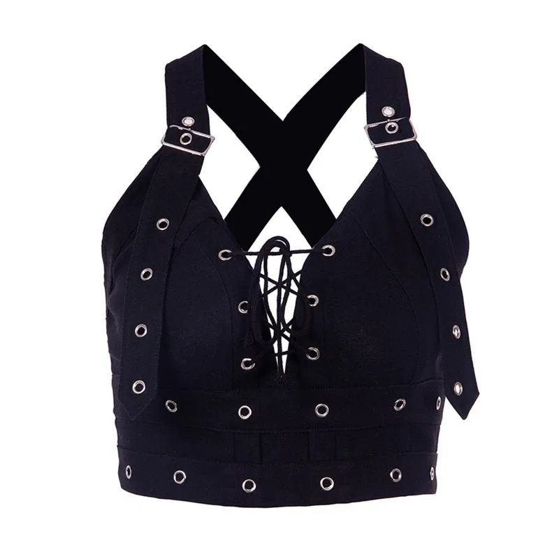 Sexy Club Gothic Punk Harajuku Tank Top