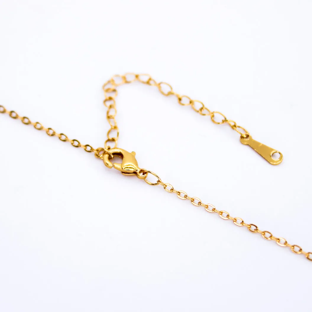 Spinning Black And Gold Diamond Pendant Necklace For Women