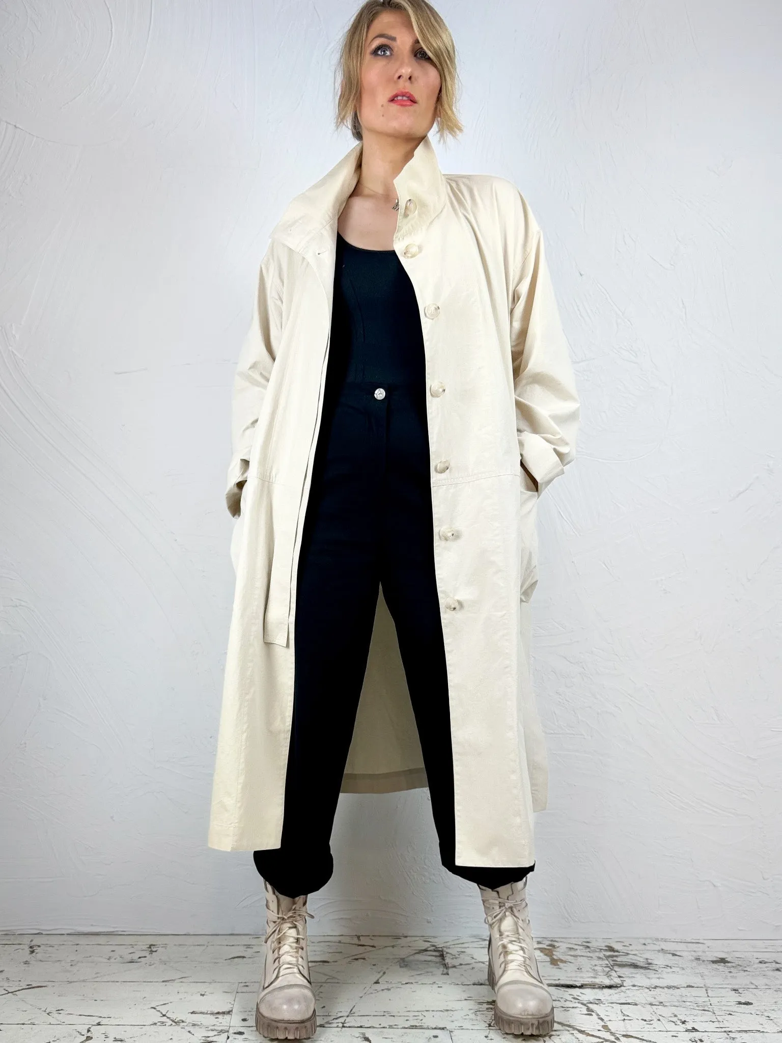 Straight Cotton Trench