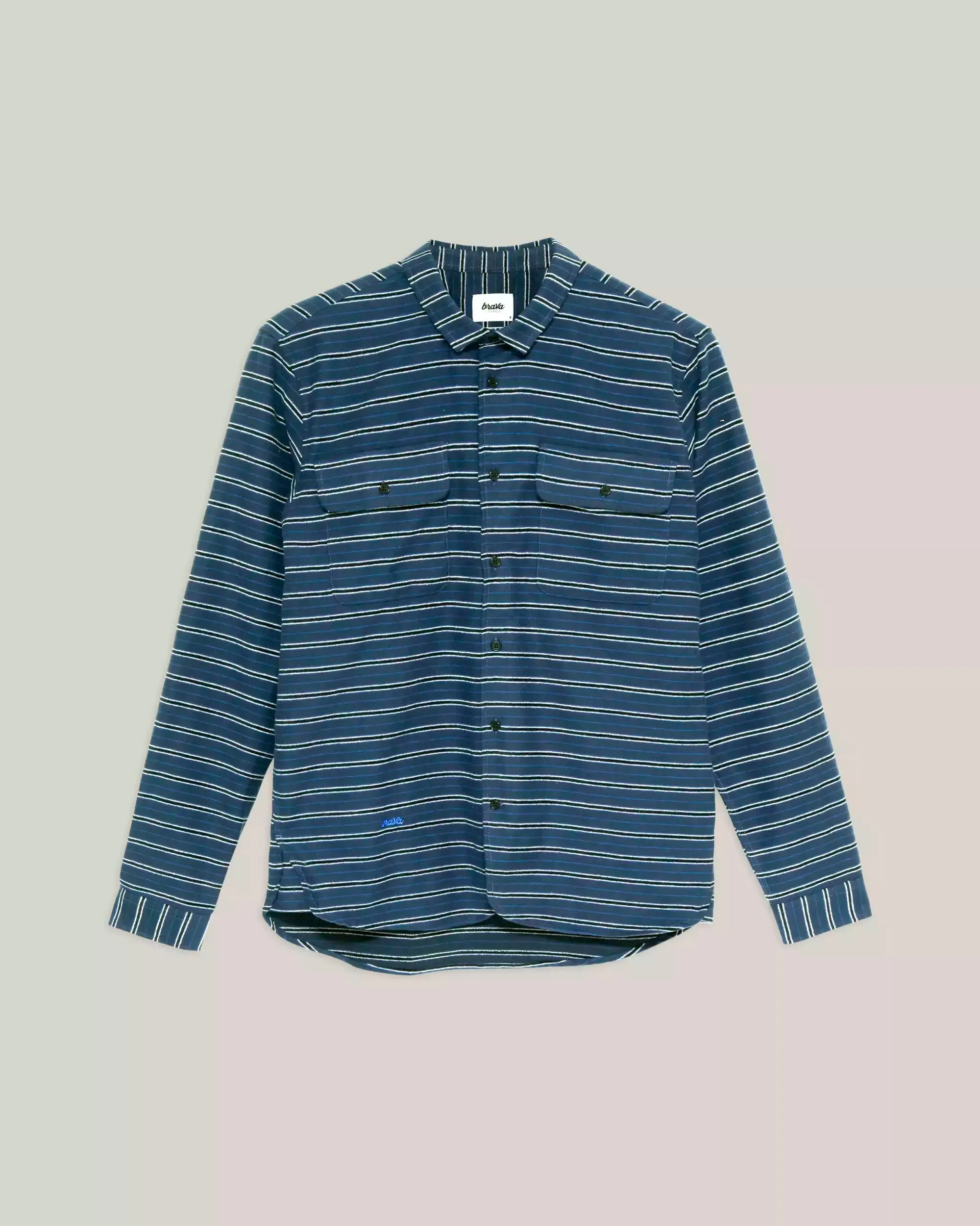 Stripes Overshirt Navy