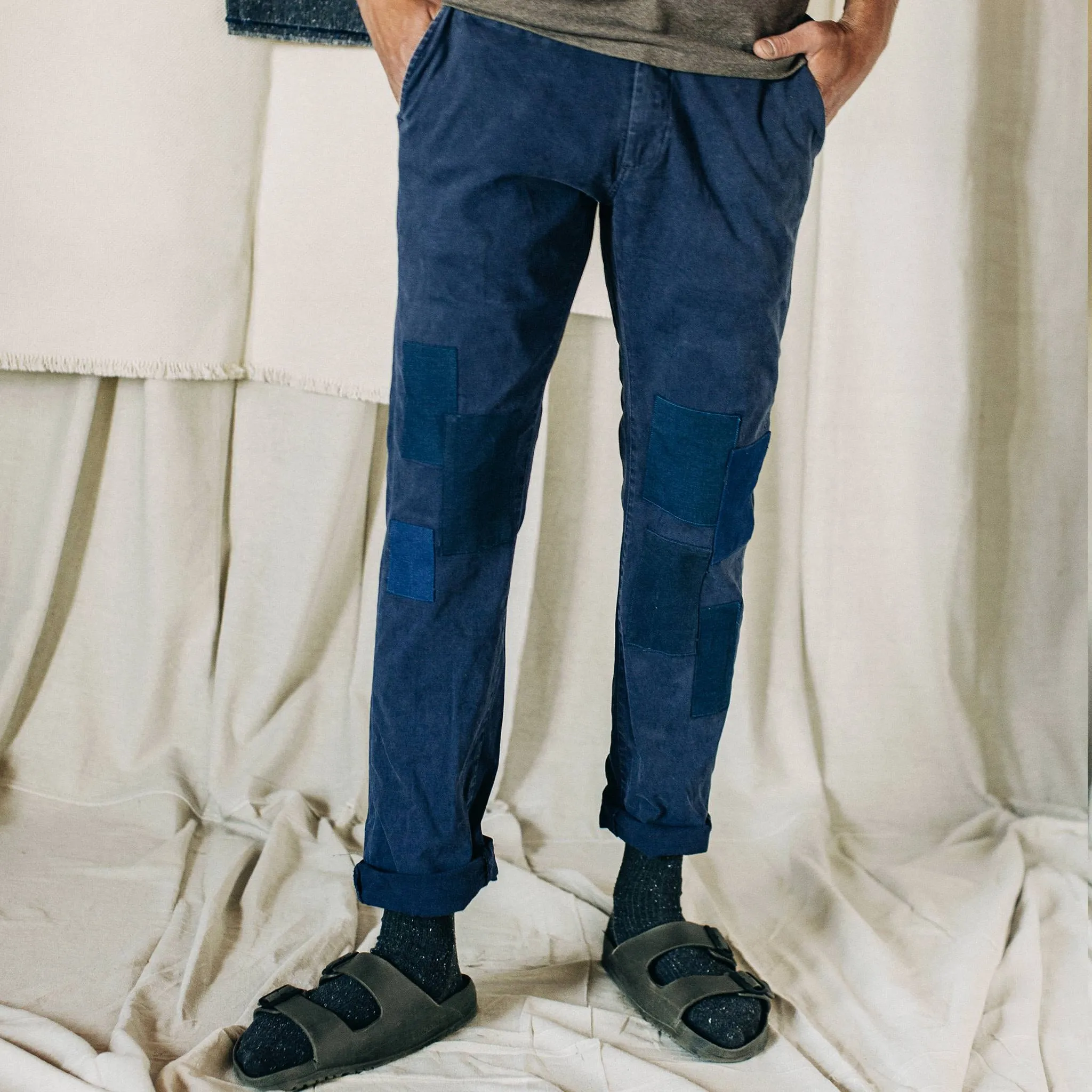 The Atelier and Repairs Chino in Navy