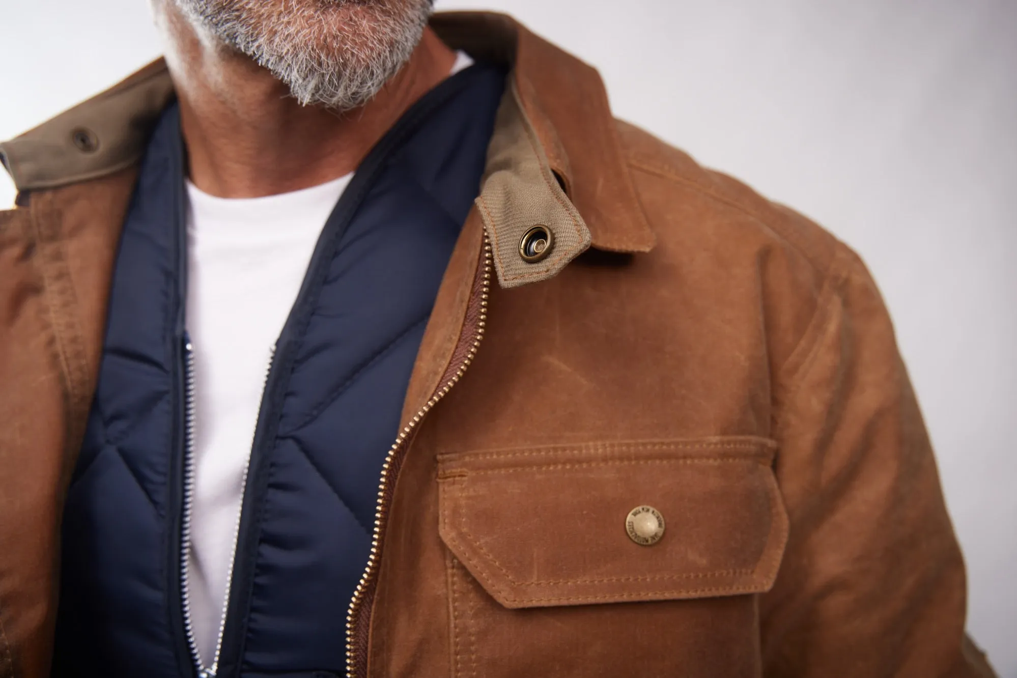 The Driggs Waxed Canvas Field Tan Riding Jacket