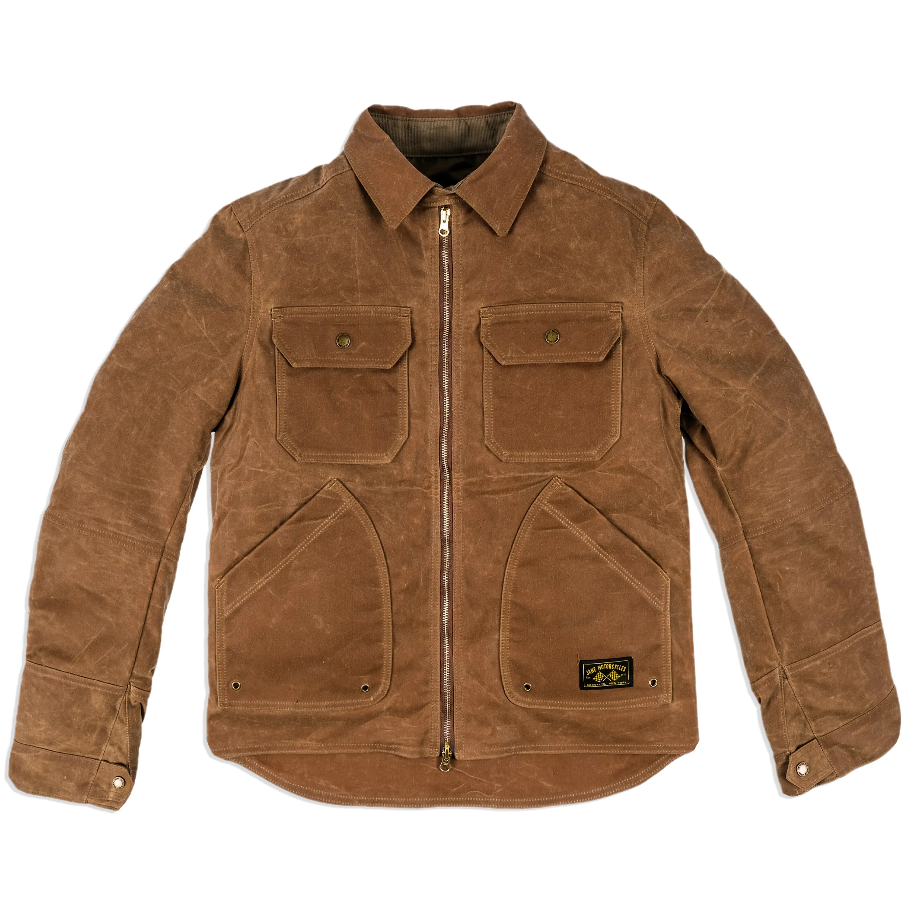 The Driggs Waxed Canvas Field Tan Riding Jacket