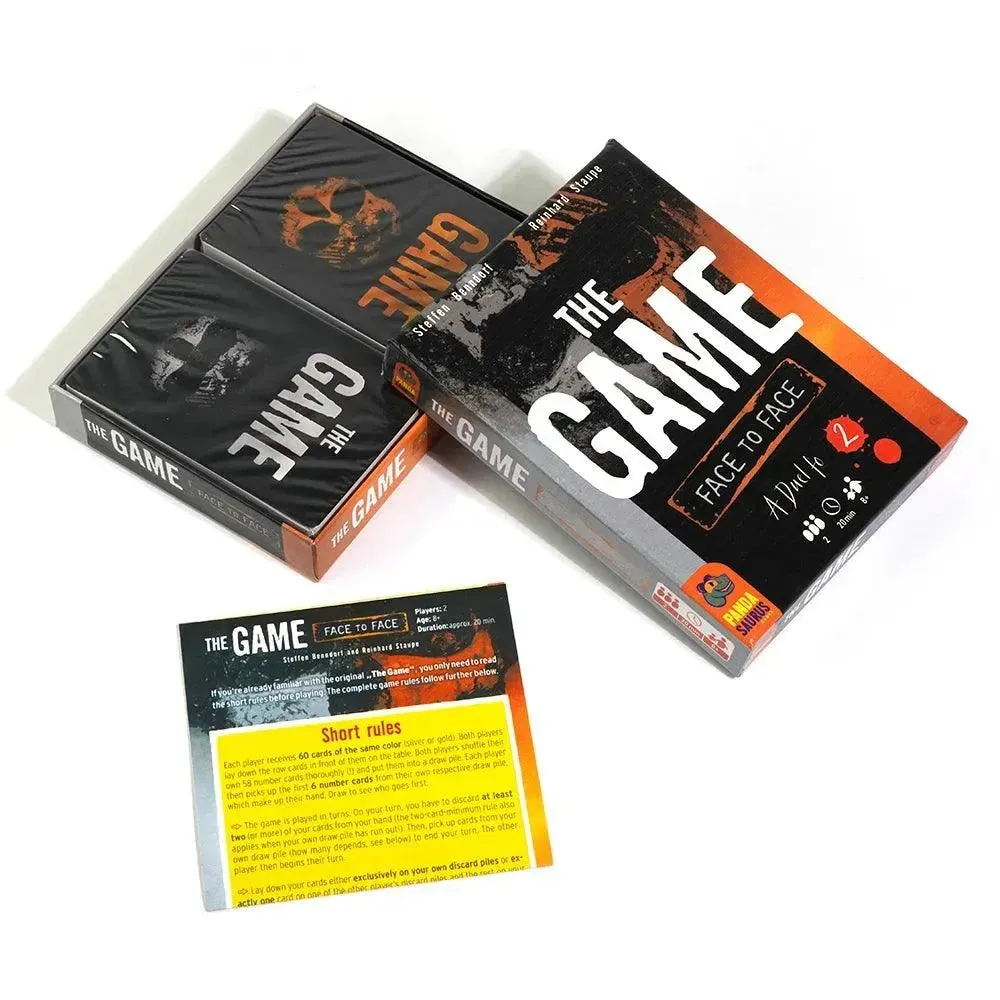The Game Face to Face Card Game