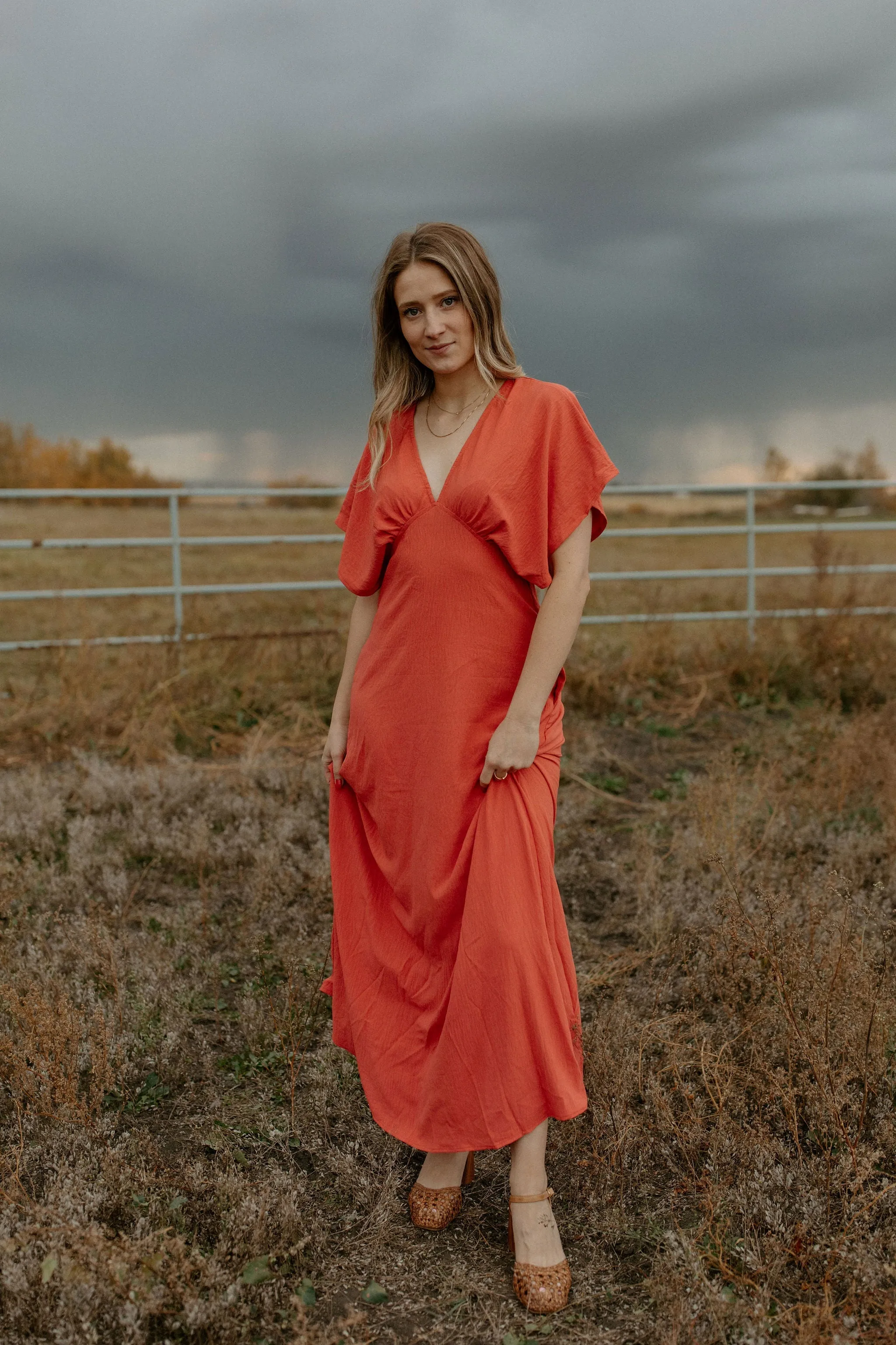 The Timeless Maxi Dress - Coral