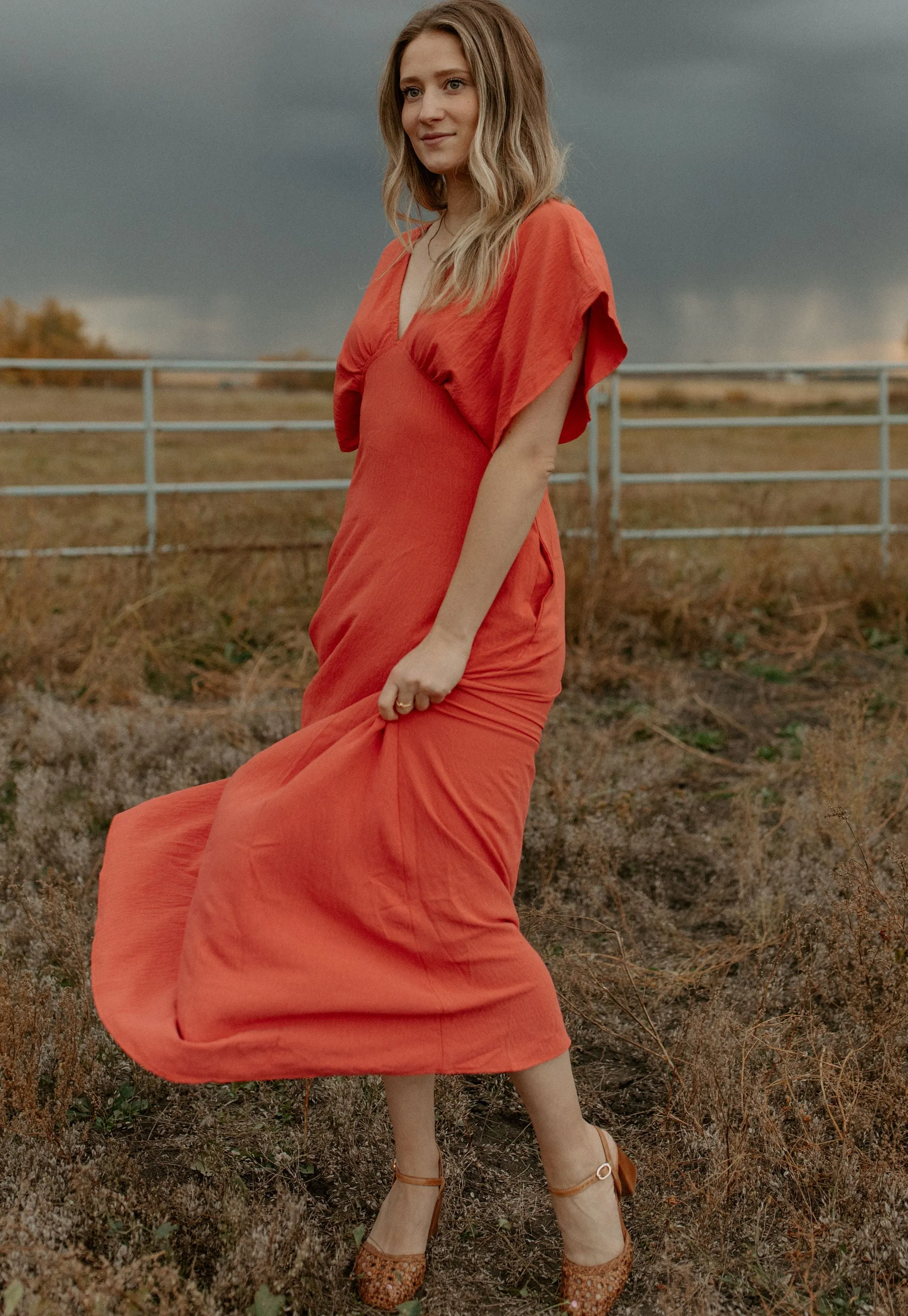 The Timeless Maxi Dress - Coral