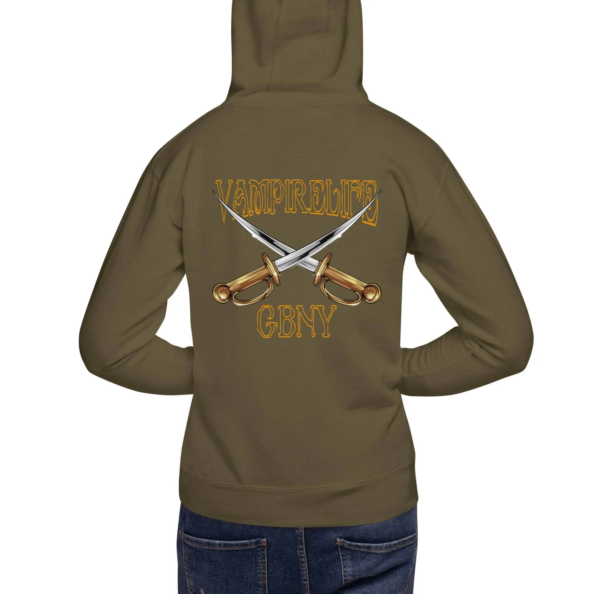 Vamp Life x GBNY Crossed Swords Hoodie - Men's