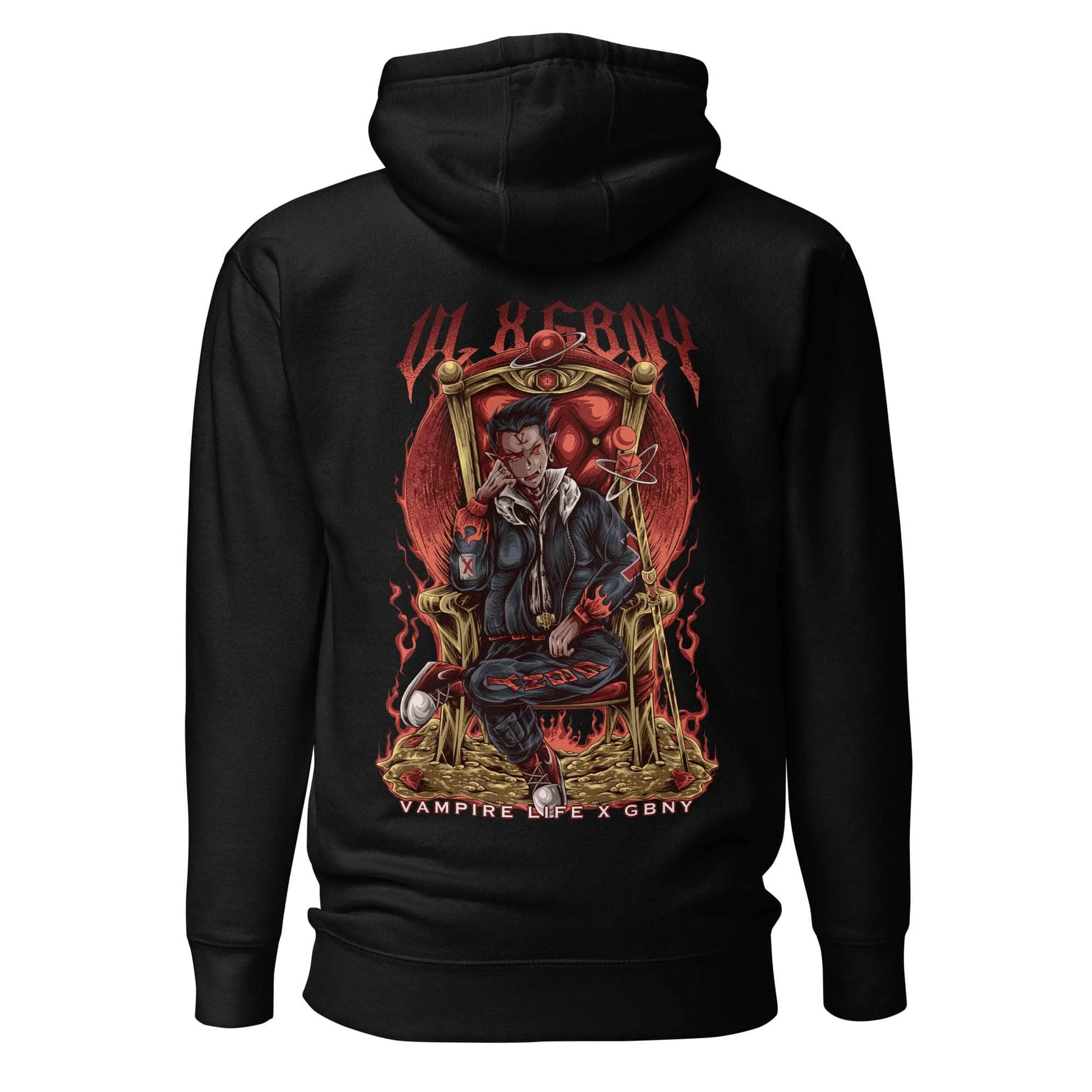 Vamp Life x GBNY Red Fire Unisex Hoodie