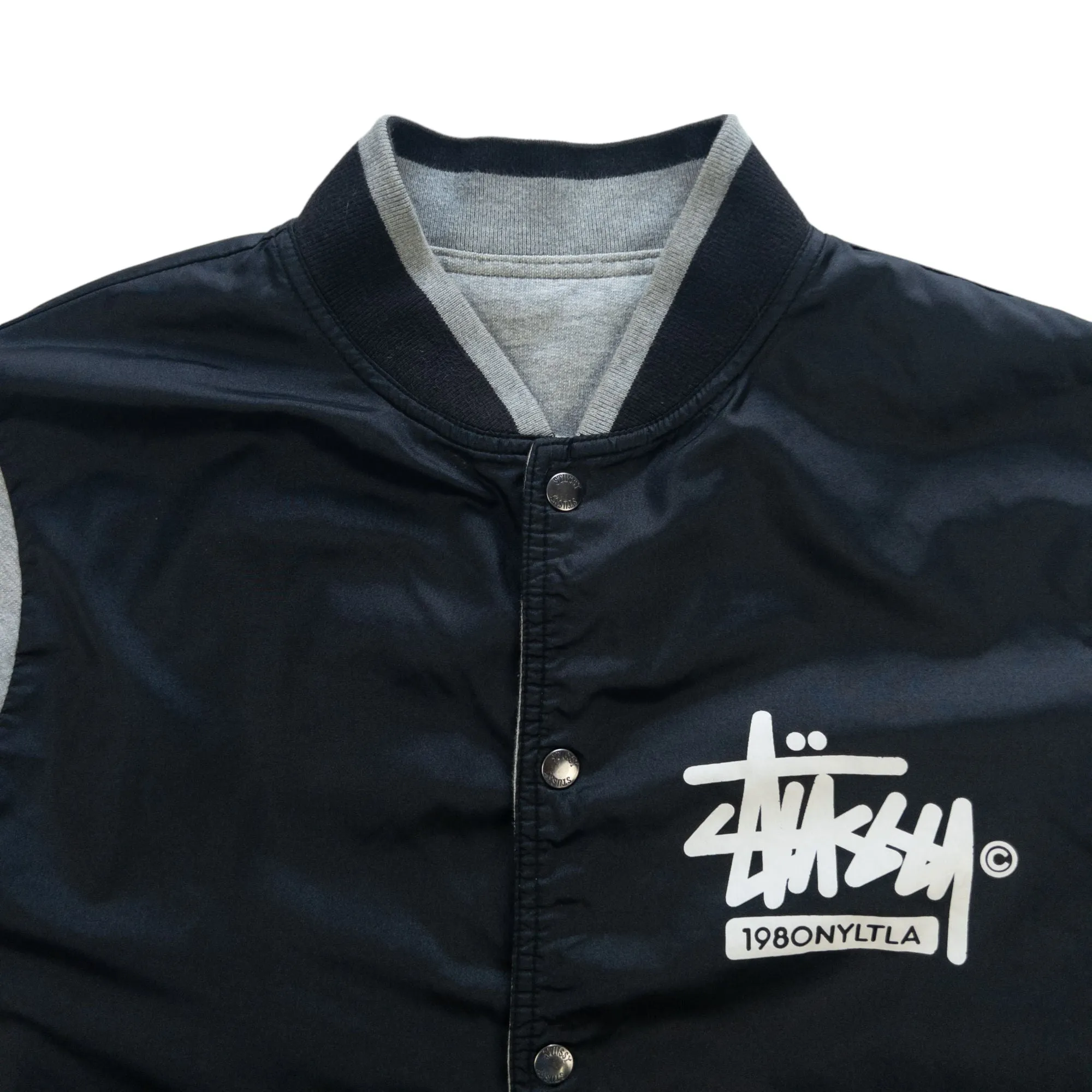 Vintage Stussy Reversible Varsity Jacket Size M