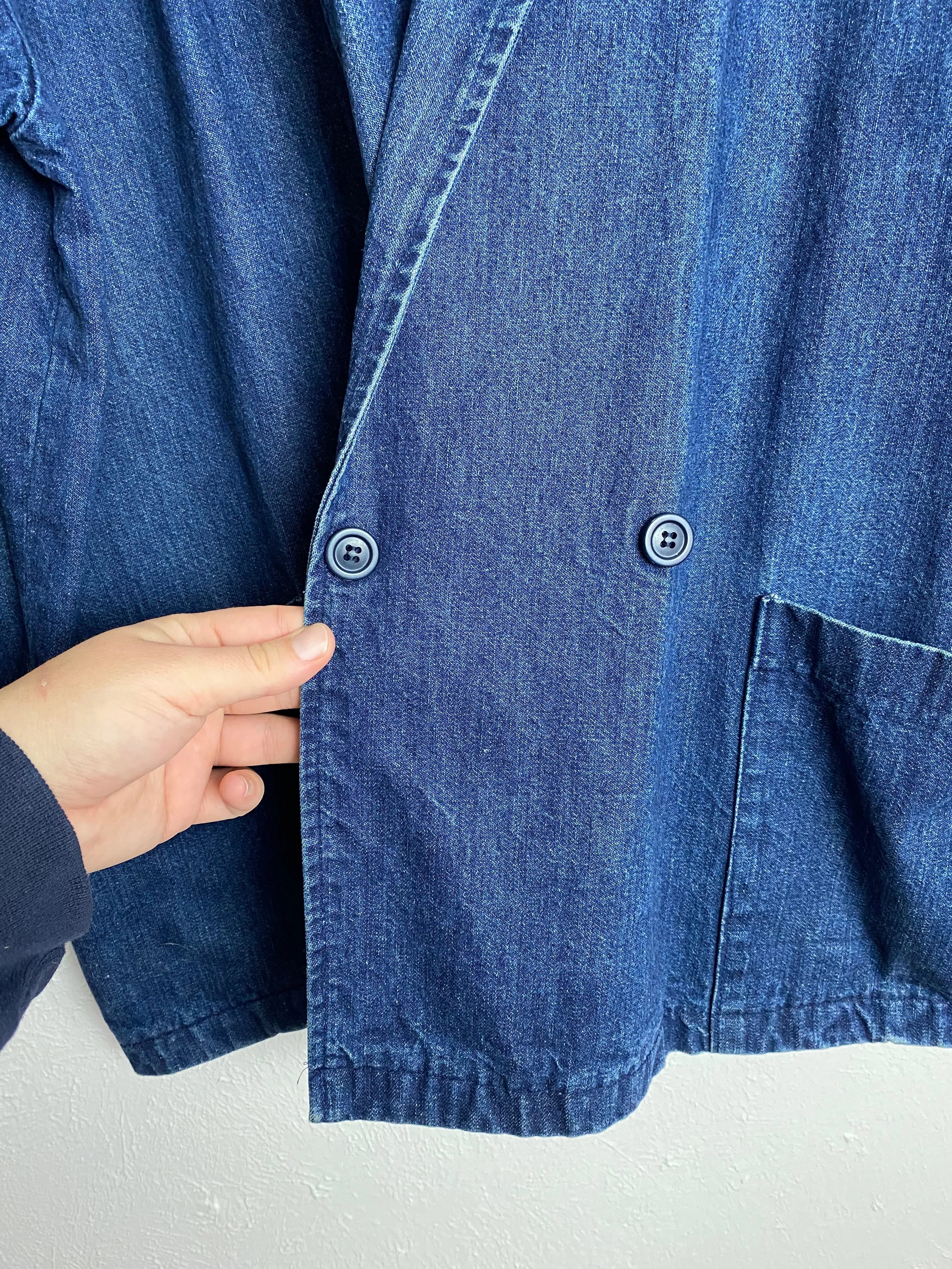 Vintage Vivaldi Smock Denim Blazer