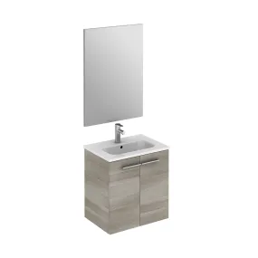 Wall-Mount Vanity 20" x 14" 2 Doors in Sandy Grey