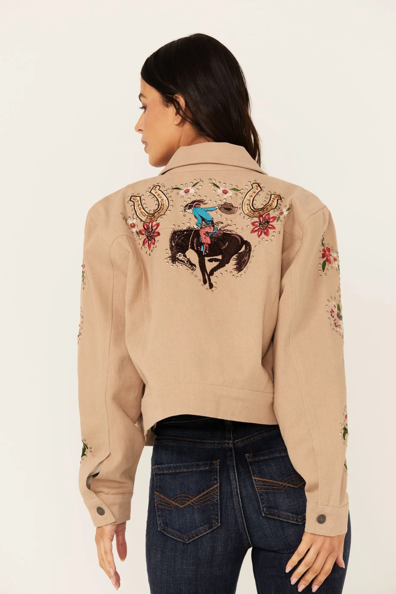 Western Embellished Lightweight Jacket