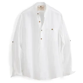 Windsail White Linen Popover - Tall