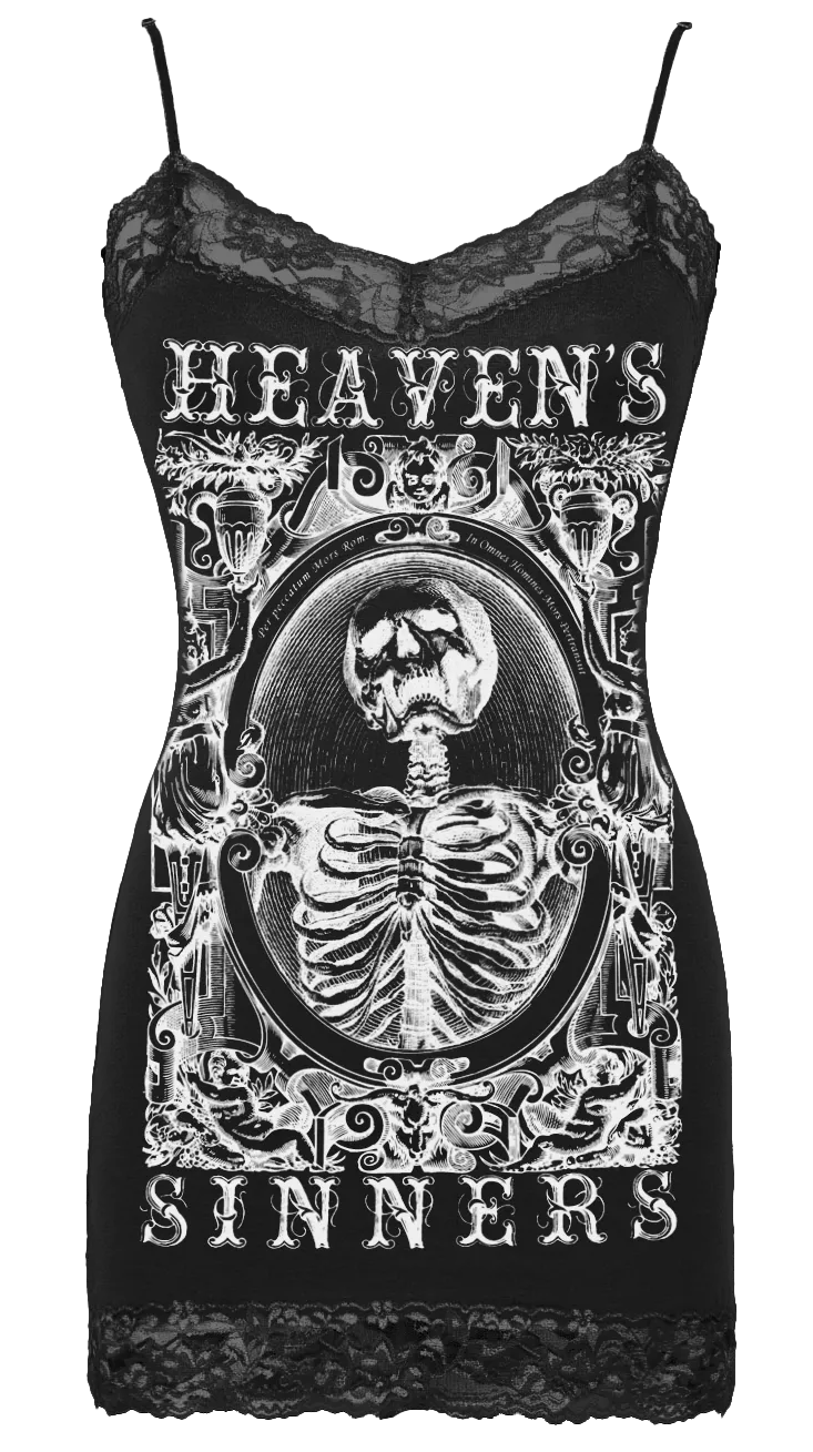 Womens Heavens Sinners Cami in Black