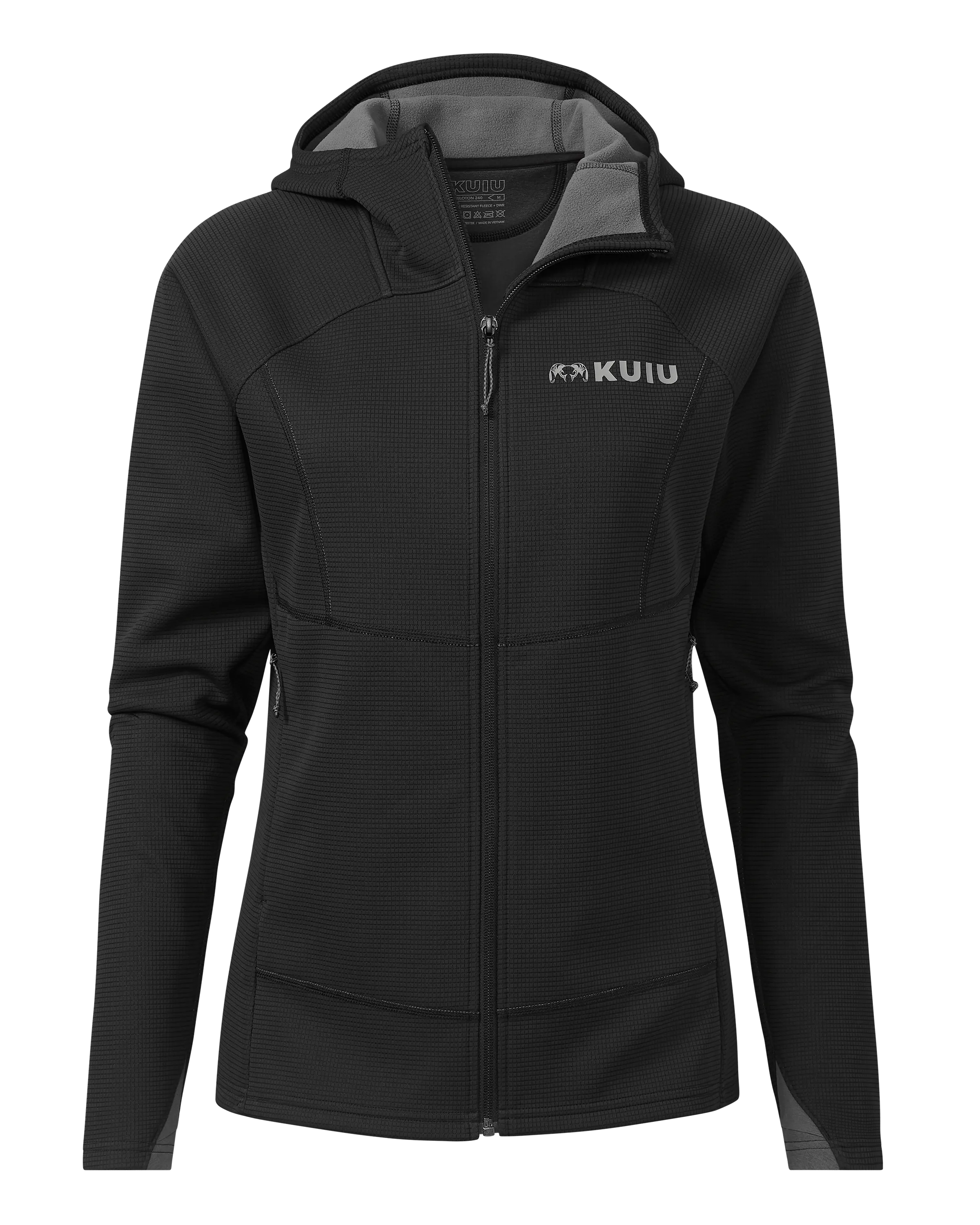 Women's Peloton 240 Full Zip Hoodie | Black