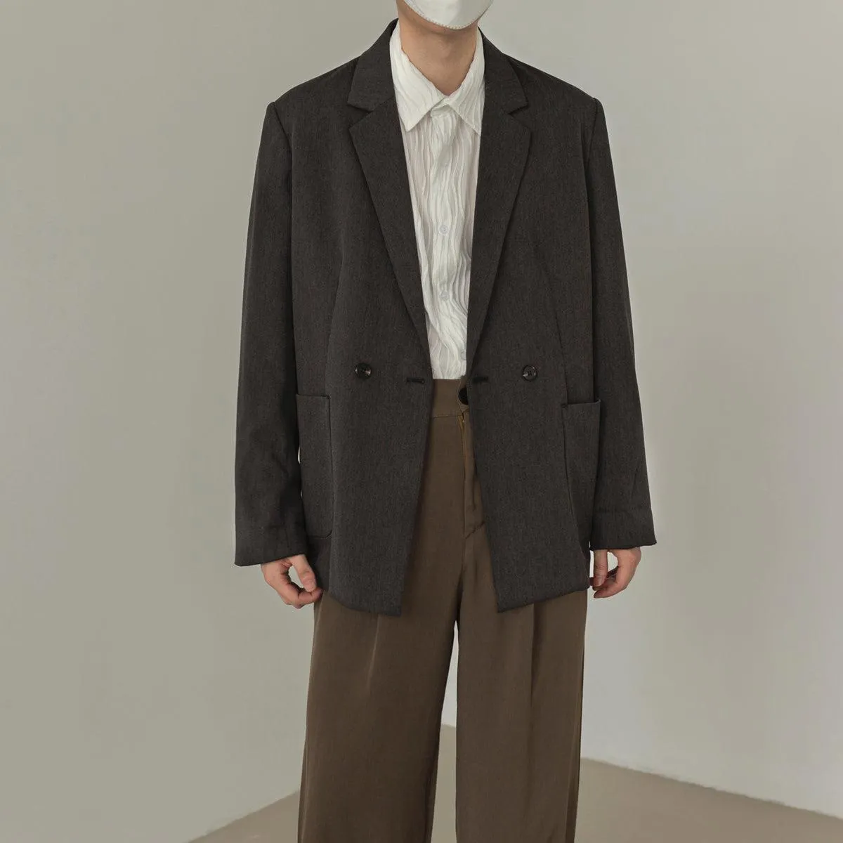 Zhou Office Regular Fit Blazer